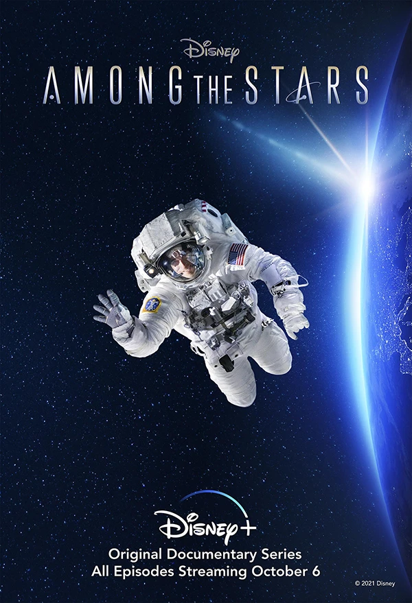 Cover of the Disney+ television series "Among The Stars" with Chris Cassidy