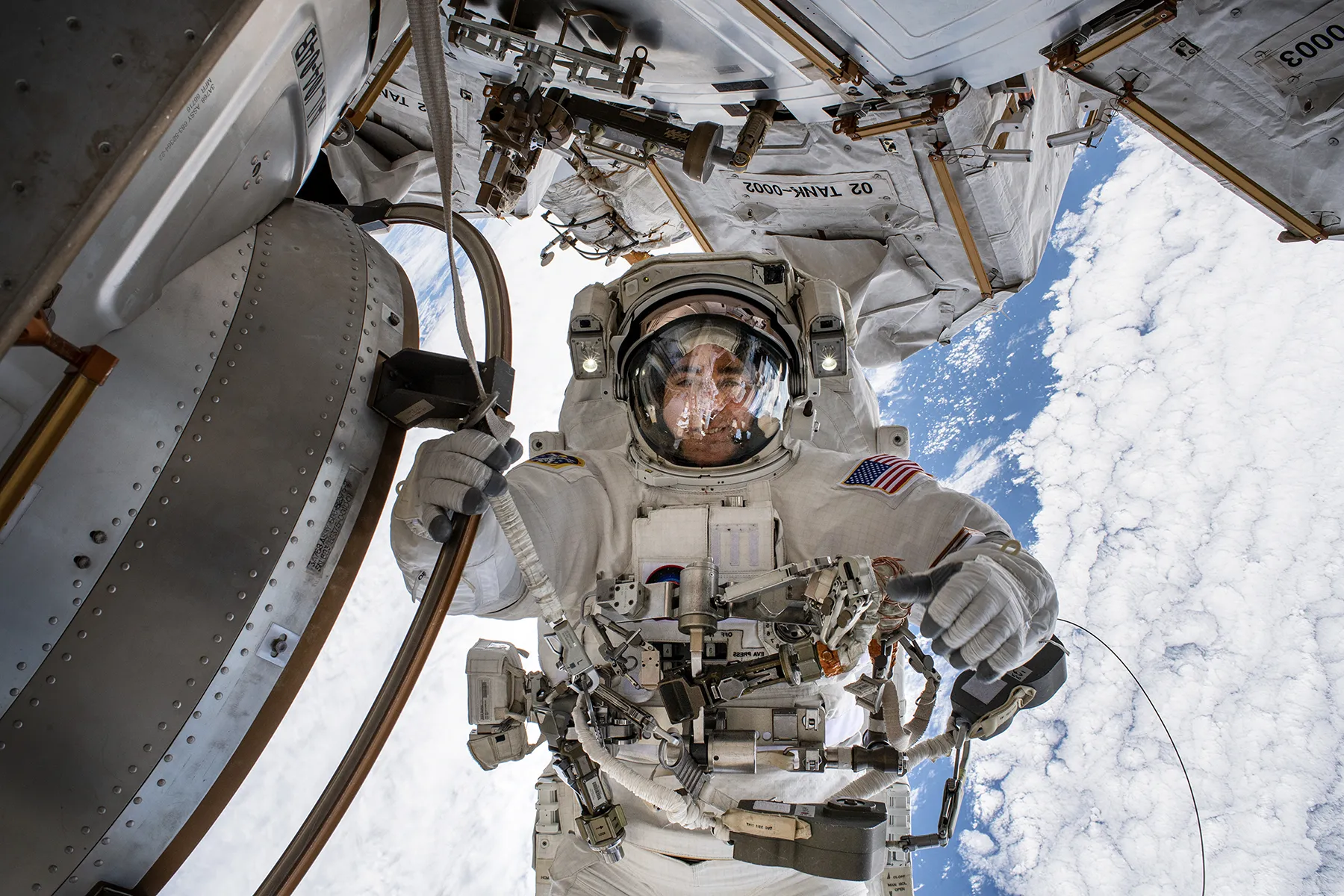 Chris Cassidy Spacewalk EVA