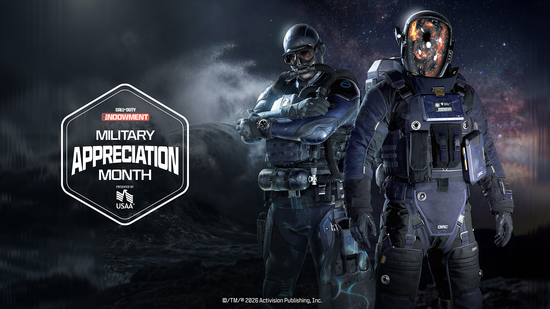 Call of Duty: Endowment Navigator Tracer Pack featuring the Astronaut and Argonaut based on Chris Cassidy